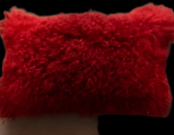 Tibetan Lambskin Lumbar Pillow